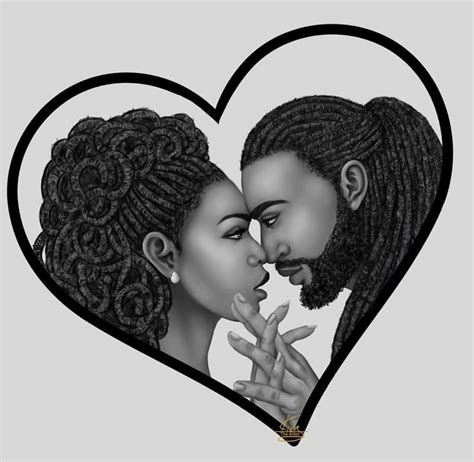 black couples art pictures